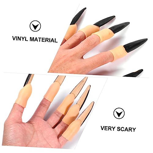 HEMOTON 3 Sätze Halloween Gefälschte Jungenkostüm Aufkleber Nägel Drücken Stall Nagel Tragen Kette Gruselig Zombie Geste Krallen Schläger Gel-nagellack-kit Ding Vinyl HEMOTON 3 Sätze Halloween Gefälschte Jungenkostüm Aufkleber Nägel Drücken Stall Nagel Tragen Kette Gruselig Zombie Geste Krallen Schläger Gel-nagellack-kit Ding Vinyl von HEMOTON