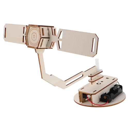 HEMOTON 3 Satz DIY Satellitenmodell Holzpuzzle Stem Experimentierkasten für Interaktives Weltraum-baukit zur Technischer Fähigkeiten und Naturwissenschaftlicher Bildung von HEMOTON