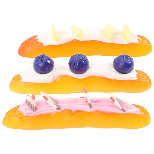 HEMOTON 3 Stück Butterbrot Modell Puppenhaus Zubehör Lebensmittel Mini Brot Für Falsches Brot Modell So Tun Als Ob Brot Für Spielküchen Zubehör Küchenbrot Harz HEMOTON 3 Stück Butterbrot Modell Puppenhaus Zubehör Lebensmittel Mini Brot Für Falsches Brot Modell So Tun Als Ob Brot Für Spielküchen Zubehör Küchenbrot Harz von HEMOTON