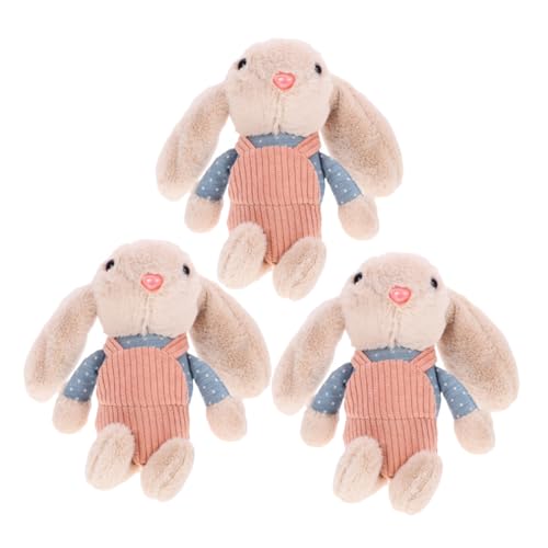 HEMOTON 3 Stück Kaninchen Plüschtier Kuscheltier Anhänger plüsch schlüsselanhänger Weicher Hase Anhänger ausgestopft Anhänger für die Dekoration Kreativer Schlüsselanhänger PP Rosa HEMOTON 3 Stück Kaninchen Plüschtier Kuscheltier Anhänger plüsch schlüsselanhänger Weicher Hase Anhänger ausgestopft Anhänger für die Dekoration Kreativer Schlüsselanhänger PP Rosa von HEMOTON