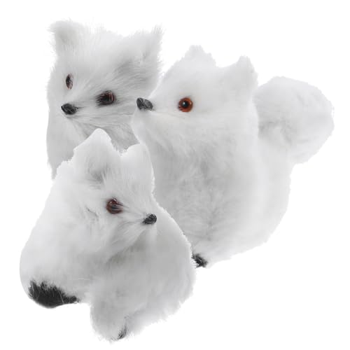 HEMOTON 3 Stück Kleine Plüsch Fuchs Teiliges Realistische Mini Fuchs Dekoration für Auto Verarbeitung Furry Fox Ornament für Gestaltung HEMOTON 3 Stück Kleine Plüsch Fuchs Teiliges Realistische Mini Fuchs Dekoration für Auto Verarbeitung Furry Fox Ornament für Gestaltung von HEMOTON