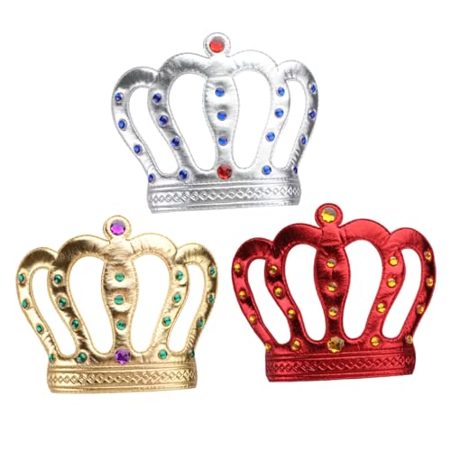 HEMOTON 3 Stück Königskronen Requisiten Golddekor Happy Party Supply Kronen Hut Performance Krone Mädchen Erwachsene Kronen Zubehör Kronen Party Requisiten Party Krone HEMOTON 3 Stück Königskronen Requisiten Golddekor Happy Party Supply Kronen Hut Performance Krone Mädchen Erwachsene Kronen Zubehör Kronen Party Requisiten Party Krone von HEMOTON