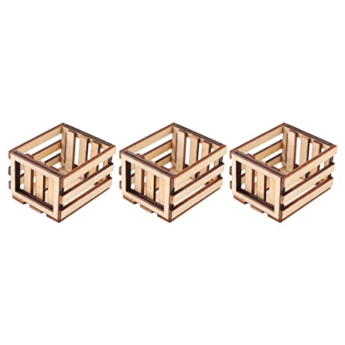 HEMOTON 3 Stück Miniatur Süßigkeitenkörbe Mit Holzrahmen Aufbewahrungskörbe Aus Weide Basteln Zur Dekoration Mini Korbbehälter Miniatur Obstkisten Hauswürfel Ornamente Für Mini HEMOTON 3 Stück Miniatur Süßigkeitenkörbe Mit Holzrahmen Aufbewahrungskörbe Aus Weide Basteln Zur Dekoration Mini Korbbehälter Miniatur Obstkisten Hauswürfel Ornamente Für Mini von HEMOTON
