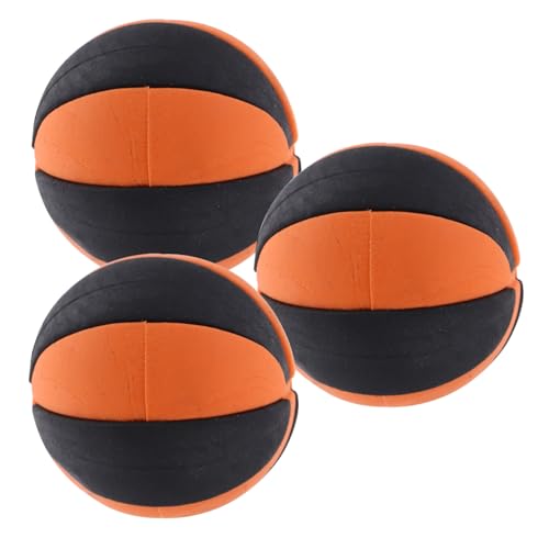 HEMOTON 3 Stück Puppenhaus-Basketball Mini Basketballkorb Bälle für Bällebad Kleiner Basketball Spiel gummiball Basketball-Dekoration Simulierte Basketball-Dekore schöner Sportball Orange HEMOTON 3 Stück Puppenhaus-Basketball Mini Basketballkorb Bälle für Bällebad Kleiner Basketball Spiel gummiball Basketball-Dekoration Simulierte Basketball-Dekore schöner Sportball Orange von HEMOTON