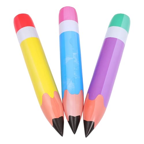HEMOTON 3 Stück Riesige Aufblasbare Bleistiftballons, 27 Zoll Große Aufblasbare Buntstiftballons, Riesige Buntstifte Requisite, Back to School Party Foto Requisiten, Kindergarten Dekoration HEMOTON 3 Stück Riesige Aufblasbare Bleistiftballons, 27 Zoll Große Aufblasbare Buntstiftballons, Riesige Buntstifte Requisite, Back to School Party Foto Requisiten, Kindergarten Dekoration von HEMOTON