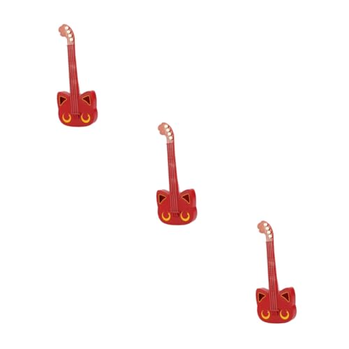 HEMOTON 3 Stück Saiten Simulations-Ukulele Kinderspielzeug kinderinstrumente Gitarre für Anfänger Simulationsgitarrenspielzeug Modelle Musikinstrumente Kindergitarrenmodell Ukulele-Modell von HEMOTON