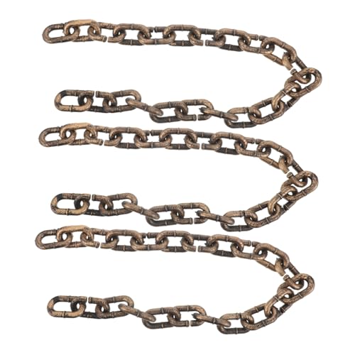 HEMOTON 3 Stück Teiliges Halloween-Ketten Robustem Kunststoff Realistische Gruselige Dekoketten für Haunted House Kostüm-Accessoires Sichere Detailgetreue Halloween Link Chains von HEMOTON