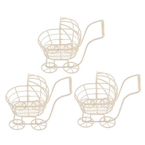 HEMOTON 3 Stück Teiliges Miniatur-babywagen Metall Stilvolle Eisen-deko für Puppenhaus Kindersicher Vielseitig als Puppenwagen Miniatur-Wohnzimmer-Ornamente Geeignet HEMOTON 3 Stück Teiliges Miniatur-babywagen Metall Stilvolle Eisen-deko für Puppenhaus Kindersicher Vielseitig als Puppenwagen Miniatur-Wohnzimmer-Ornamente Geeignet von HEMOTON
