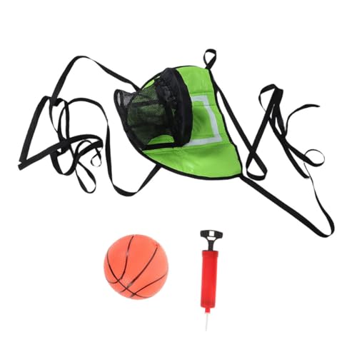 HEMOTON 3 Stück Teiliges Trampolin Basketballkorb mit Mini Bällen und Pumpe Outdoor Sportzubehör für Installieren Langlebige Materialien Fördert und Familienbindung von HEMOTON