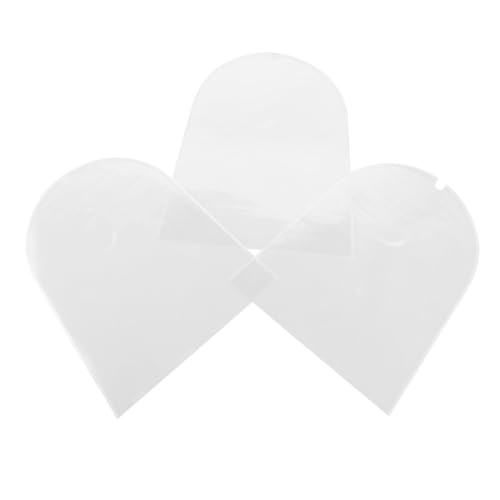 HEMOTON 3 Stück Teiliges Transparentes PVC Puppen Schutzset wasserdichte Regenmäntel Klare Staubschutzhüllen Vielseitige Aufbewahrung für Sammelfiguren Sichtbarer Schutz vor Regen und von HEMOTON