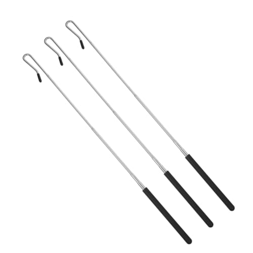 HEMOTON 3 Stück Teiliges Verstellbares Metall Handpuppensteuerstab Langlebige Armsteuerungsstäbe für Präzise Puppenbewegung für Bühnenauftritte und Pädagogische Teamaktivitäten von HEMOTON