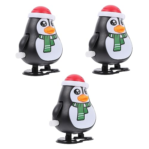 HEMOTON 3 Stück Weihnachtliches Aufziehspielzeug Pinguin aufziehbares weihnachtsuhrwerk Winden Sie Spielzeugpinguin auf Aufziehspielzeug für Weihnachten Plastik Schwarz HEMOTON 3 Stück Weihnachtliches Aufziehspielzeug Pinguin aufziehbares weihnachtsuhrwerk Winden Sie Spielzeugpinguin auf Aufziehspielzeug für Weihnachten Plastik Schwarz von HEMOTON