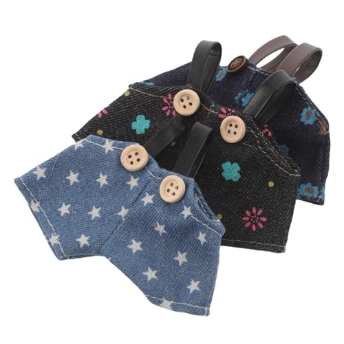 HEMOTON 3 Teilige Puppenkleidung Kleine Bärenkleidung DIY Puppenkleidung Stofftier DIY Kleidung Babypuppen Zubehör Bären Kleidung Babypuppenkleidung Plüschpuppenkleidung von HEMOTON