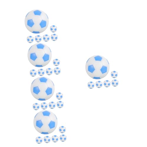 HEMOTON 30 STK Mini-Fußball Gaming-Sachen Zubehör für Fußballspiele auswechselbare Kickerbälle austauschbar Tischfußball mit dem Ball Spielball Spielzubehör Plastik von HEMOTON