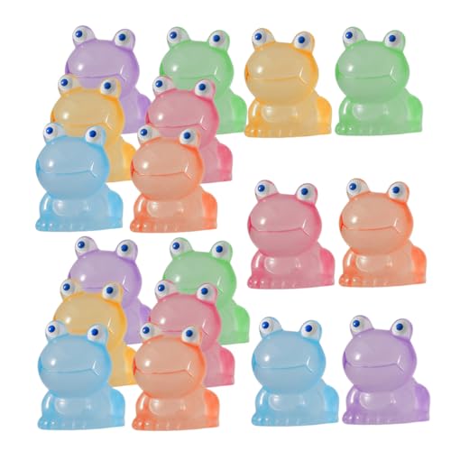HEMOTON 30 Stück Mikro - Landschaftsfrosch Kleine Frösche zum Selbermachen Tiere Plüsch kindergeschenk puppenhaus zubehör kleine Gartenfiguren Mini - Frosch - Ornamente Harz von HEMOTON