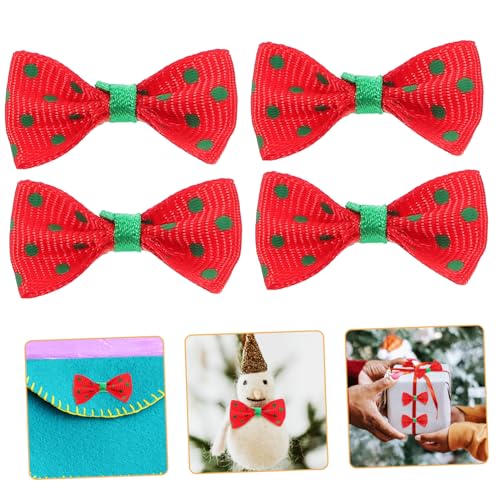 HEMOTON 30 Stück Mini-Fliege Babypuppenkleidung winzig Ding Mädchen wiedergeborene Puppe puppenzubehör haaraccessoires weihnsgeschenke kleine Bögen zum Basteln Mini-Bögen Stoff von HEMOTON