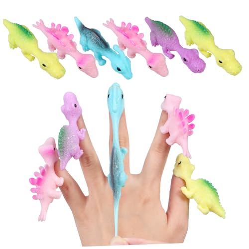 HEMOTON 30Stücke Fliegende Fingerspielzeuge Dehnbar und Strapazierfähig Lustige Mini Figuren für Partys und Pool Events Langlebig und Farbenfroh von HEMOTON