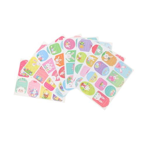 HEMOTON 32 Blatt Osteraufkleber Ostern Elemente Aufkleber Verzierung Aufkleber Für Geschenktüten Zu Ostern Cartoon-siegelaufkleber DIY-Aufkleber- Ostern Aufkleber Colorful von HEMOTON