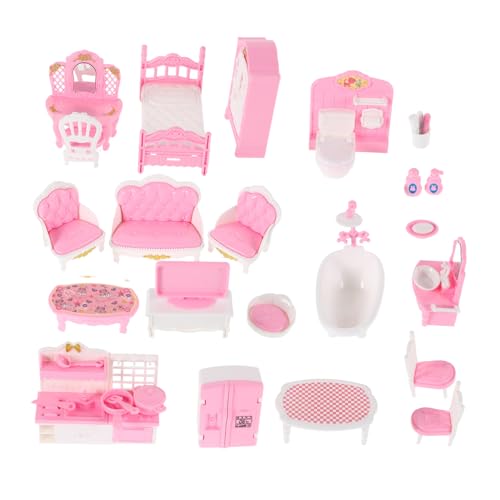 HEMOTON Mini-puppenhaus-möbelset 32-teilig Mini-Bett Vintage-Stil Fantasievolle Spielfähigkeiten Der Kinder HEMOTON Mini-puppenhaus-möbelset 32-teilig Mini-Bett Vintage-Stil Fantasievolle Spielfähigkeiten Der Kinder von HEMOTON