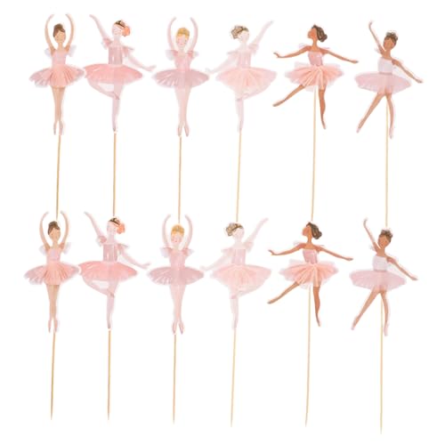 HEMOTON 36 Stück Teiliges Ballerina Cupcake Toppers Rosa Tutu Design Tortendeko für Mädchen Geburtstag Party Shower Hochzeit Einfach zu Platzierende Ballett Mädchen Picks für Kuchen und HEMOTON 36 Stück Teiliges Ballerina Cupcake Toppers Rosa Tutu Design Tortendeko für Mädchen Geburtstag Party Shower Hochzeit Einfach zu Platzierende Ballett Mädchen Picks für Kuchen und von HEMOTON
