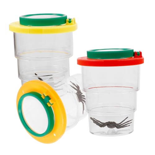 HEMOTON Abs-Material Insektenbeobachtungsbecher Lupenbox Viewer Insektenbrille von HEMOTON