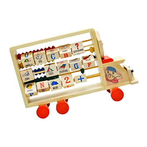 HEMOTON 3St Abakusständer Perlen zählen Spielzeug Chinesisches Abakus-Spielzeug Soroban-Rechner Kinderspielzeug Spielzeuge pädagogisches Rechenspielzeug Lehrmittel zählen hölzern Werkzeug von HEMOTON