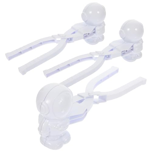HEMOTON 3St Astronauten-Schneemodell Schneekugel-Set Schneekugel-Becher-Set für kinderspielzeug interessanter Schneeballclip Schneemannmacher aus Kunststoff Plastik HEMOTON 3St Astronauten-Schneemodell Schneekugel-Set Schneekugel-Becher-Set für kinderspielzeug interessanter Schneeballclip Schneemannmacher aus Kunststoff Plastik von HEMOTON