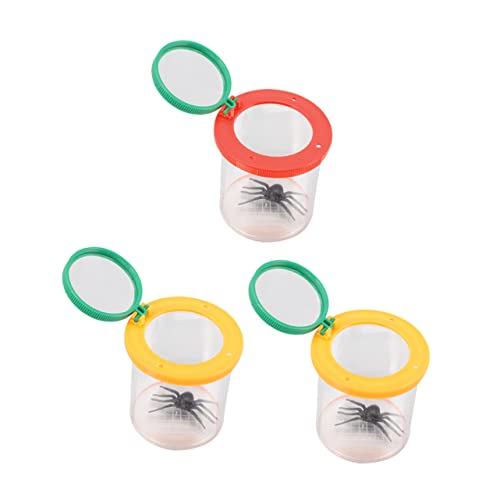 HEMOTON 3St Beobachtungsbox für Insekten Sammelset für Blase Zauberstab Kinderspielzeug Outdoor draußen Lehrapparat Beobachtungskäfige Plastik HEMOTON 3St Beobachtungsbox für Insekten Sammelset für Blase Zauberstab Kinderspielzeug Outdoor draußen Lehrapparat Beobachtungskäfige Plastik von HEMOTON
