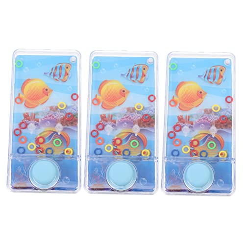 HEMOTON 3St Ring Spielzeug Wasser Ringe Spiel quetschhülsen Angeln Kinderspielzeug fokussiert Retro-Handheld-Spielekonsole Spielzeug für Kleinkinder Partygeschenke für Kinder Handspiele von HEMOTON