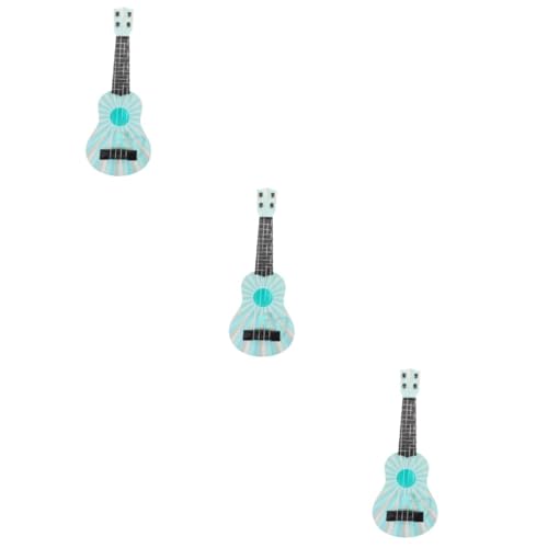 HEMOTON 3st Ukulele Spielzeug Gitarrenspielzeug Für Kinder Ukulele Für Anfänger Kinder-Ukulele-gitarrenspielzeug Frühpädagogische Instrumente Süße Ukulele-Gitarre Plastik Kleinkind Musik von HEMOTON