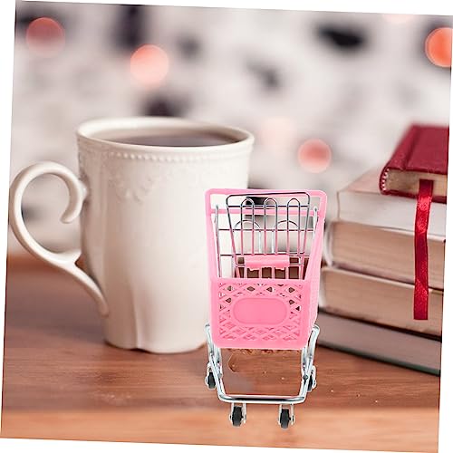 HEMOTON 3St Warenkorb Bookshelf Decor bücherregal Dekoration Süßigkeitenwagen papagei einkaufswagen Möbel Basteln mit Einkaufswagen Aufbewahrungskorb Roheisen von HEMOTON