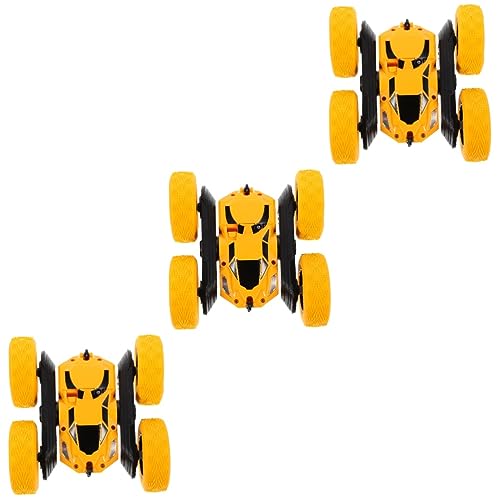 HEMOTON 3St doppelseitiges Stuntauto Autos Spielzeug LKW-Spielset Kinderspielzeug spaß Twerking-Spielzeug dreckiges Fahrrad Offroad-Spielzeug doppelseitige Flips Fahrzeuge Besondere Panzer von HEMOTON