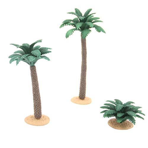 3St. Künstliche Kokosnuss Modell Miniatur Kunststoff Landschaft Modell Baum für DIY Modellbahn Eisenbahn Architektur Diorama Micro Landschaft Deko Weihnachten Party Tischdeko 3St. Künstliche Kokosnuss Modell Miniatur Kunststoff Landschaft Modell Baum für DIY Modellbahn Eisenbahn Architektur Diorama Micro Landschaft Deko Weihnachten Party Tischdeko von HEMOTON