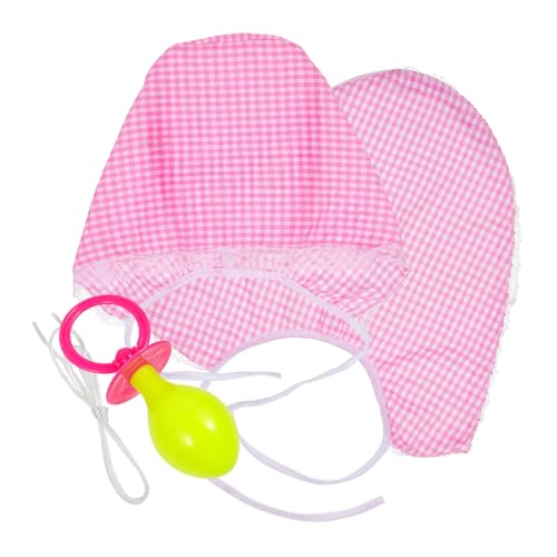 HEMOTON 3Stücke Erwachsene Cosplay Outfit Set Teiliges Schnullerlätzchen Hut Babykleidung für Lustige Partys Wiederverwendbar Waschbar für Fasching Spezielle Anlässe HEMOTON 3Stücke Erwachsene Cosplay Outfit Set Teiliges Schnullerlätzchen Hut Babykleidung für Lustige Partys Wiederverwendbar Waschbar für Fasching Spezielle Anlässe von HEMOTON