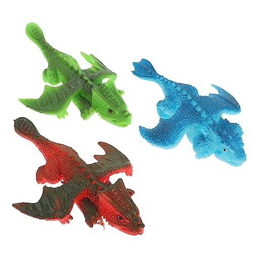 HEMOTON 3Stücke Teiliges Elastisches Spielzeugset Lustige Tier Dinosaurier für Sicher für Partys und Leuchtende Farben HEMOTON 3Stücke Teiliges Elastisches Spielzeugset Lustige Tier Dinosaurier für Sicher für Partys und Leuchtende Farben von HEMOTON