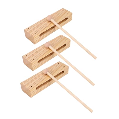 HEMOTON 3er-Set Schlaginstrument: Rhythmusblock Aus Holz Mit Schlägeln – Pädagogisches Schlaginstrument Für Kinder – Verbessert Die Hand-Auge-koordination HEMOTON 3er-Set Schlaginstrument: Rhythmusblock Aus Holz Mit Schlägeln – Pädagogisches Schlaginstrument Für Kinder – Verbessert Die Hand-Auge-koordination von HEMOTON