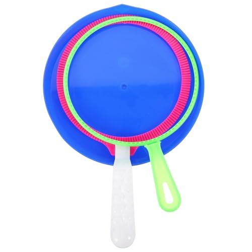 HEMOTON 3st Blasenstock Sommerringe Riesige Seifenblasenstäbe Blasen Zauberstäbe Blasenlösung Seifenblasenmacher Mit Tablett Babyanzüge Festival-Accessoires Groß Suite Riese Plastik Kind von HEMOTON
