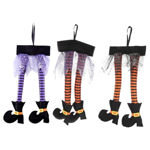 HEMOTON 3st Hexen Bein Ornamente Halloween-verzierung Beine Halloween-spinne Hexenkostüm Unheimlich Hängende Halloween-Dekoration Skelett Hängende Hexenbeinverzierung Kessel Gittergewebe HEMOTON 3st Hexen Bein Ornamente Halloween-verzierung Beine Halloween-spinne Hexenkostüm Unheimlich Hängende Halloween-Dekoration Skelett Hängende Hexenbeinverzierung Kessel Gittergewebe von HEMOTON
