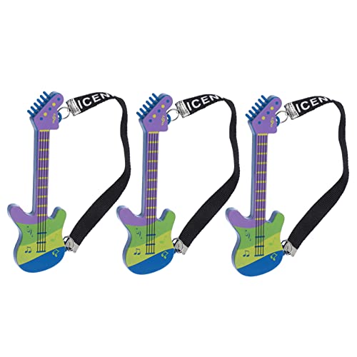 HEMOTON 3St Mini-Gitarre Gitarre Spielzeug Gitarren zubehör Heimzubehör Gitarre für Kinder Spielzeuge Modelle Mini-Hausspielzeug für Kinder Miniaturgitarrenmodell Handbuch Zylinder von HEMOTON