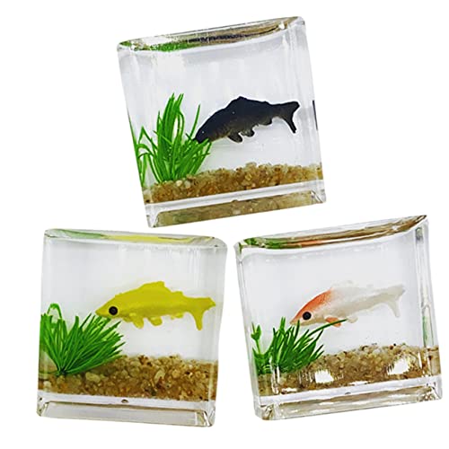 HEMOTON 3st Puppenhaus Aquarium Panzer Schwimmbad Tank Schüssel Wasser Aquarienfilter Aquariumheizung Zubehör Für Aquarien Saftig Halter Netz Conditioner Plastik von HEMOTON