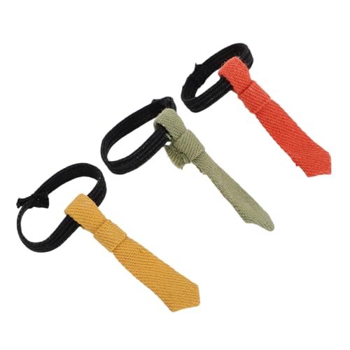 HEMOTON 12er-Pack Miniatur-puppenhaus-Krawatten Winzige Actionfigur-kleidungszubehör Für Puppen von HEMOTON