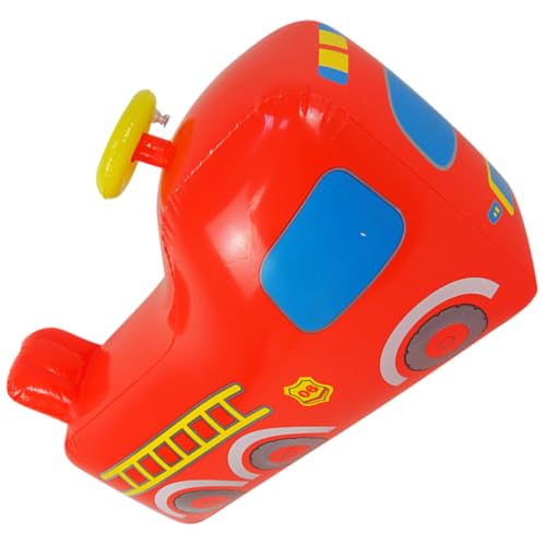 HEMOTON 3St aufblasbares Kinderspielzeug springende hüpfende Spielzeuge Spielzeug für Kinder Becher hüpfendes Spielzeug Feuerwehrauto-Ballon Kinder Feuerwehrauto Karikatur Sprungball Pferd von HEMOTON