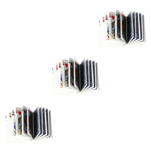 HEMOTON 3st Leistungskarten Das Blaue Trickkarten Prop Spielkartendecks Werkzeuge-Poker Bühnenperformance Straßentricks Hautnah Täuschung Tally Ho Spielkarten Stütze Blugocce Zauberpoker von HEMOTON