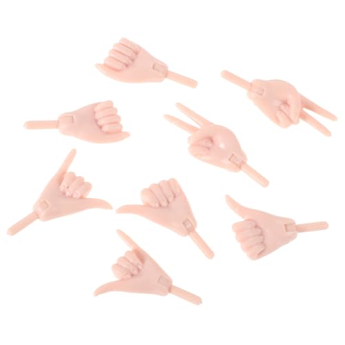 HEMOTON Miniatur-fingerhände Für Die Puppenherstellung 4 Paar Puppen-bastelhand-zubehör-Set von HEMOTON