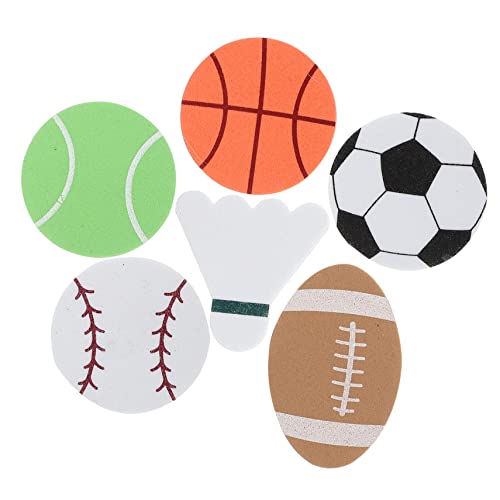 HEMOTON Themen-Schaumstoff-Aufkleber 4er-Pack Selbstklebend Sport Für Basketball Baseball Fußball Football Tennis Badminton Klassenzimmer-Dekoration HEMOTON Themen-Schaumstoff-Aufkleber 4er-Pack Selbstklebend Sport Für Basketball Baseball Fußball Football Tennis Badminton Klassenzimmer-Dekoration von HEMOTON