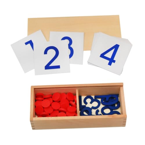 HEMOTON 4 Sätze Digitale Mathe-Lehrmittel Nummernspielzeug für die Grundschule Mathe-Erziehungsspiel für Kleinkinder Spielzeuge Kinderspielzeug Lehrhilfe Zahlenlernspielzeug Puzzle Zubehör von HEMOTON