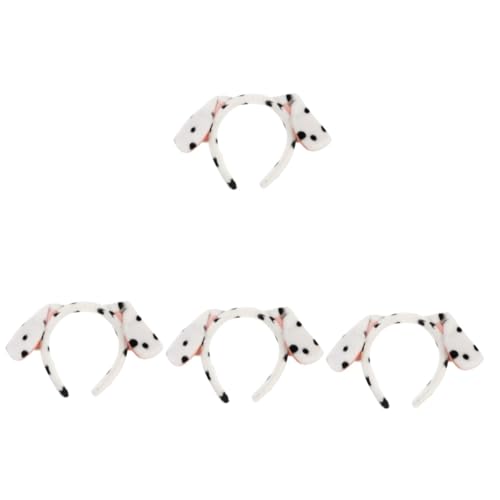 HEMOTON 4 Stck Cartoon Hund Ohren Haarreif aus Stoff Weiß Niedliches Stirnband mit Hundeohren für Cosplay Karneval Weihnachtsfeier und Kreative Fotorequisiten HEMOTON 4 Stck Cartoon Hund Ohren Haarreif aus Stoff Weiß Niedliches Stirnband mit Hundeohren für Cosplay Karneval Weihnachtsfeier und Kreative Fotorequisiten von HEMOTON
