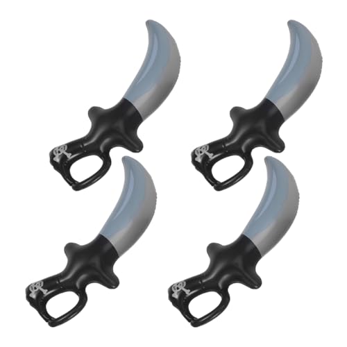 HEMOTON 4 Stück Aufblasbarer Piratenmesserballon für aufblasbares interaktive spiele für Sie Schwerter für Partygeschenke PVC Black HEMOTON 4 Stück Aufblasbarer Piratenmesserballon für aufblasbares interaktive spiele für Sie Schwerter für Partygeschenke PVC Black von HEMOTON
