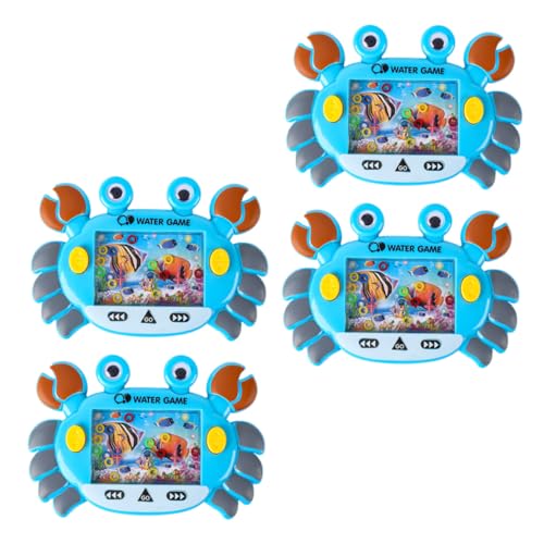 HEMOTON 4 Stück Crab Circle Wassermaschine Kinderspielzeug wasserspielzeug Kinder Ringe für Strandspielzeug Spielzeuge Wasserring-Wurfspielzeug für Kinder Ringwurfspiel Spielzeug groß Abs von HEMOTON