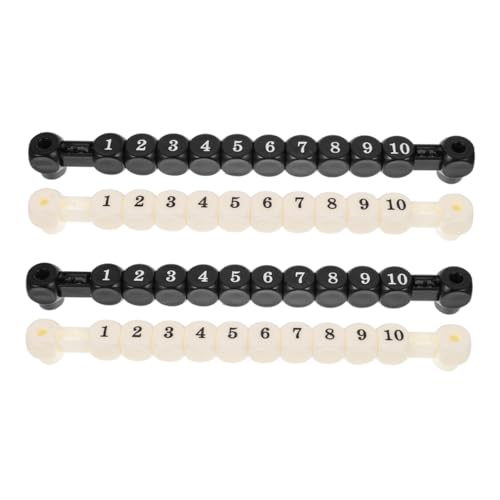 HEMOTON 4 Stück Foosball Punktesysteme Tragbare Score Marker für Tischfußball Multifunktionale Zähler für Verschiedene Gesellschaftsspiele Leicht und Kinderfreundlich für Spielesammlungen von HEMOTON